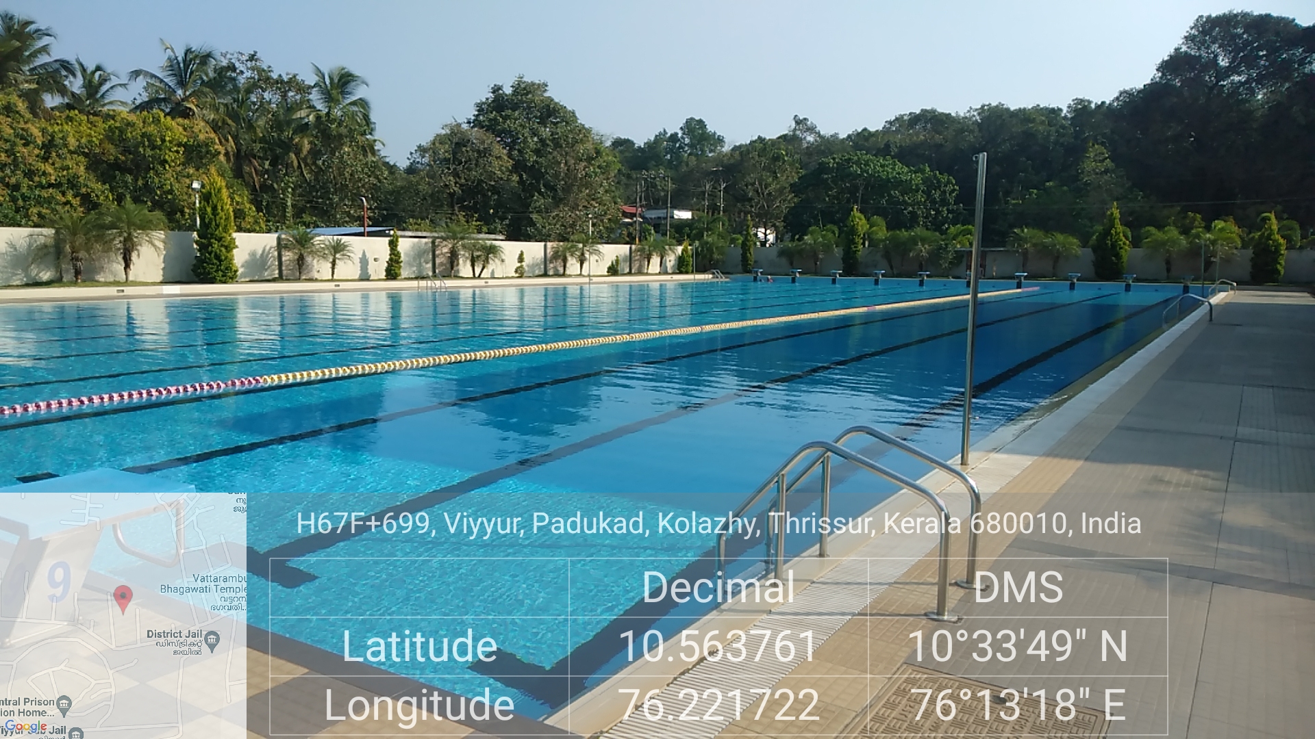 Water Recycling Unit - Vimala International Aquatic Academy